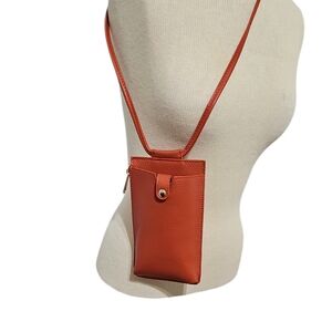 Unica! Firenze Leather Cell Phone Crossbody